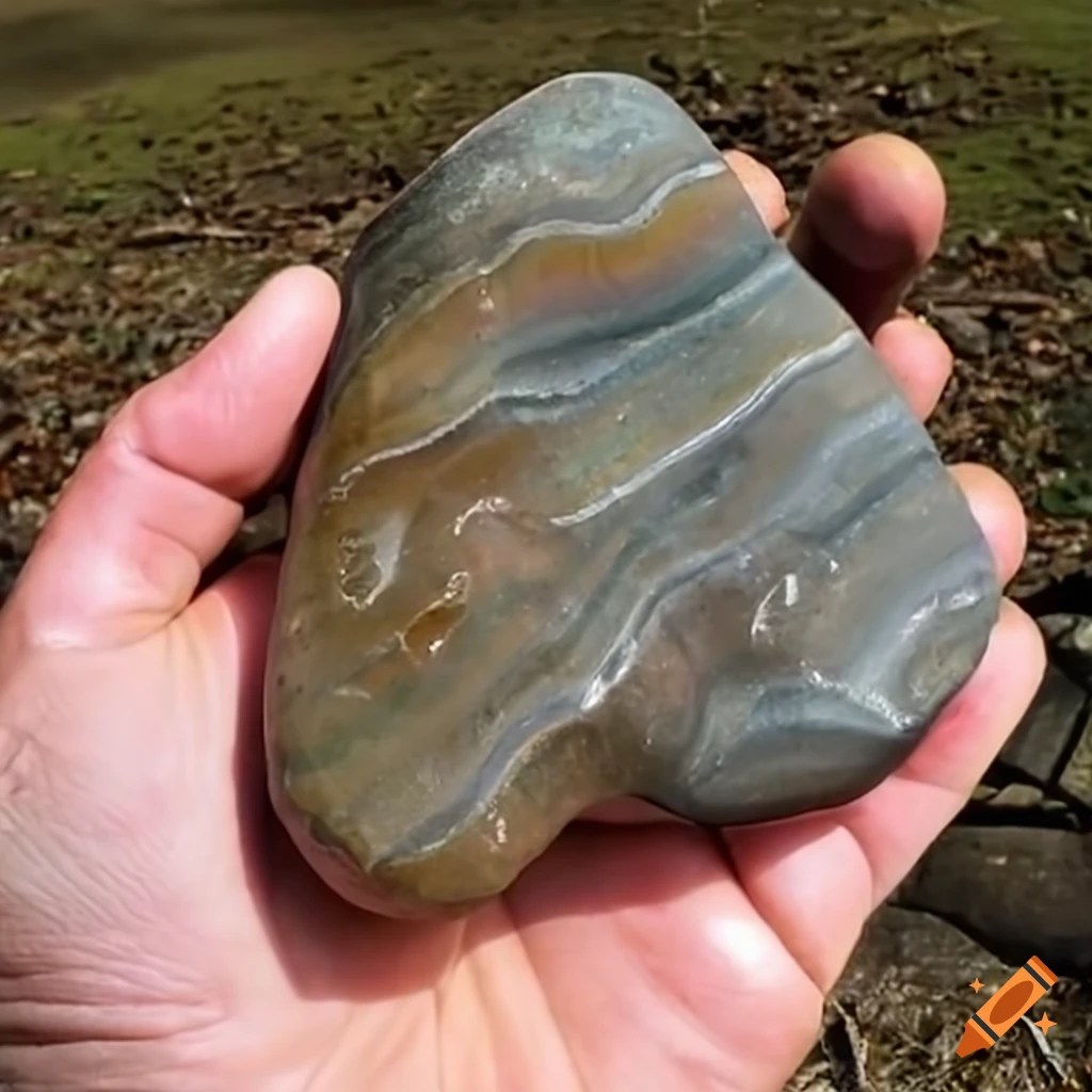 Rock collector with a unique belief on Craiyon