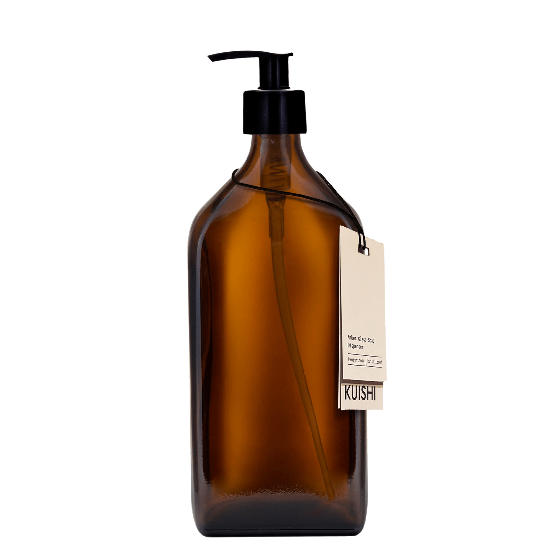 Amber Glass Rectangle Dispenser Rectangle Pump Bottles