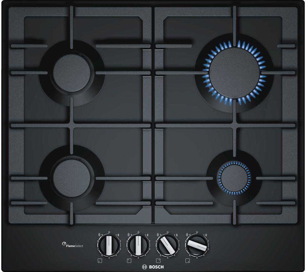 Buy BOSCH Series 6 PCP6A6B90 60 cm Gas Hob Black Currys