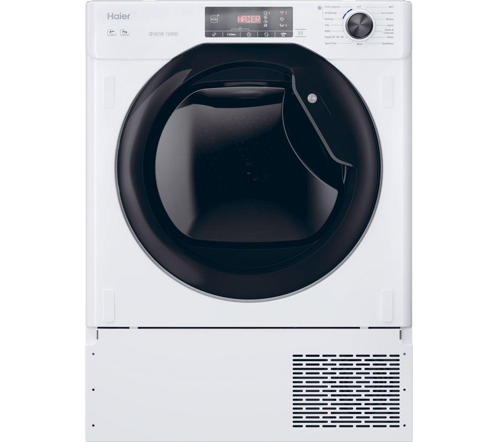 Buy HAIER Series 4 HDBI H7A2TBEX80 Integrated WiFienabled 7 kg Heat