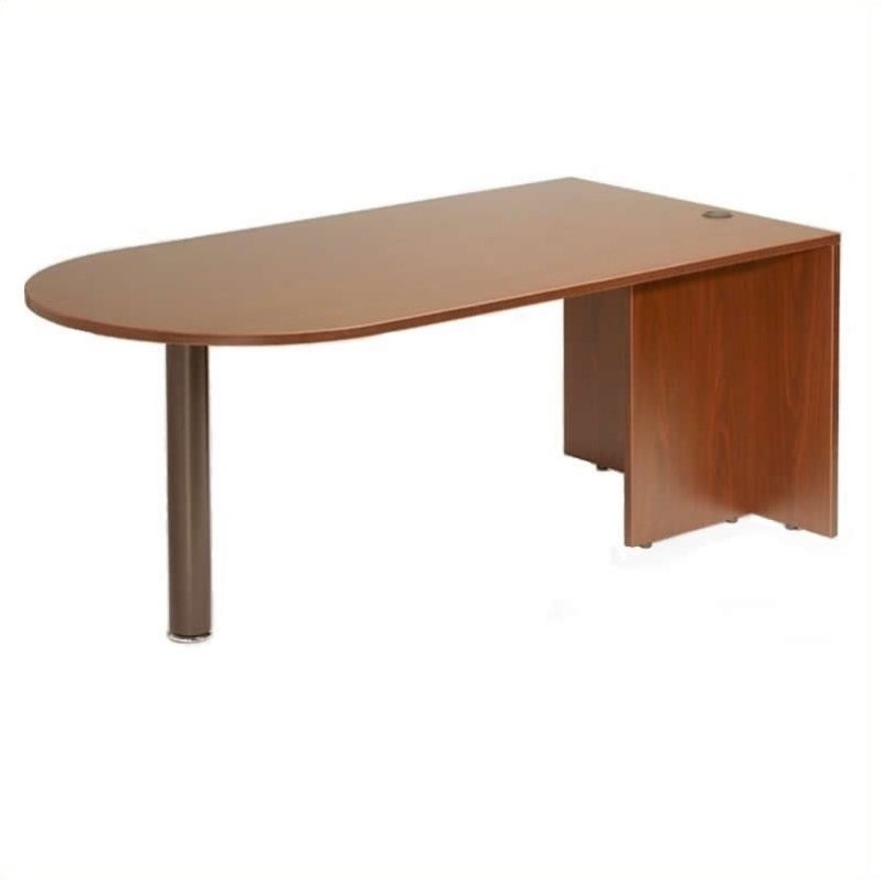 Boss Office Products Wood Bullet Desk N147