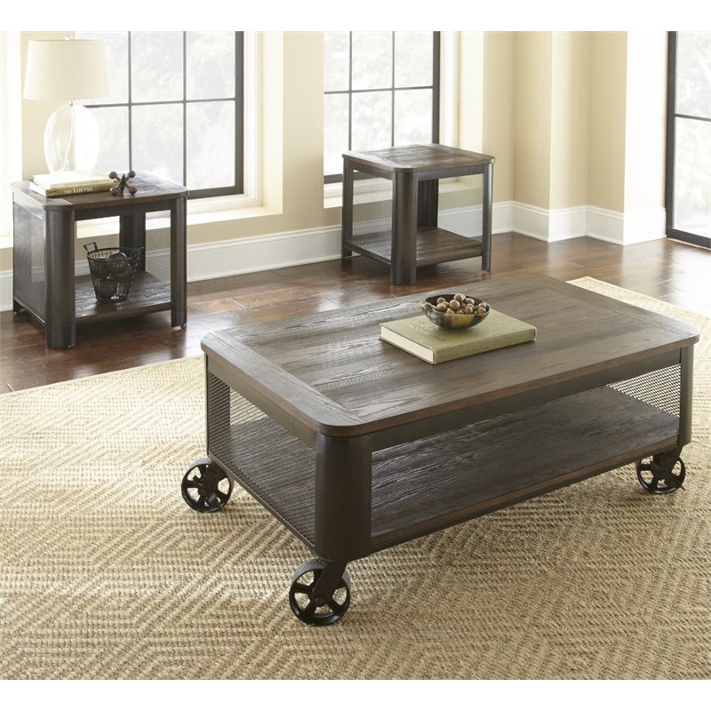 Barrow Lift High Coffee Table Finish with mocha chocolate