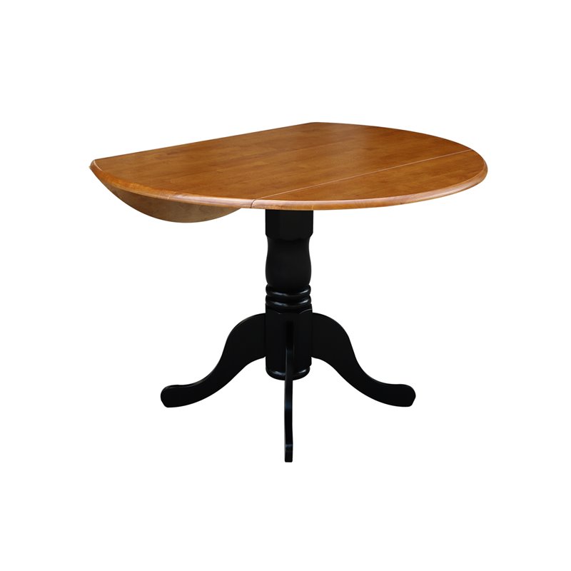 International Concepts 42" Solid Wood Dual Drop Leaf Dining Table