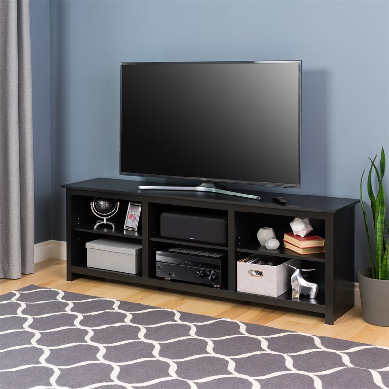 Prepac Sonoma 72" TV Stand in Black