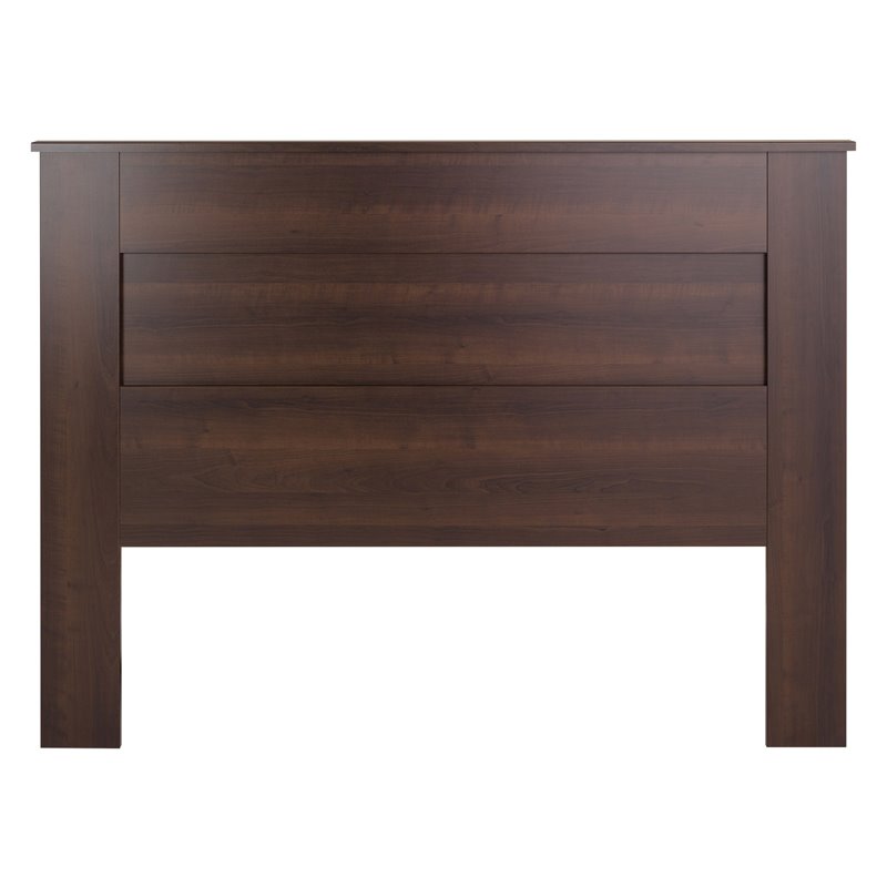 Prepac Queen Flat Panel Headboard in Espresso