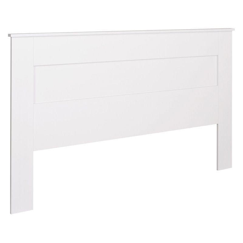 Prepac King Flat Panel Headboard in White Cymax Business