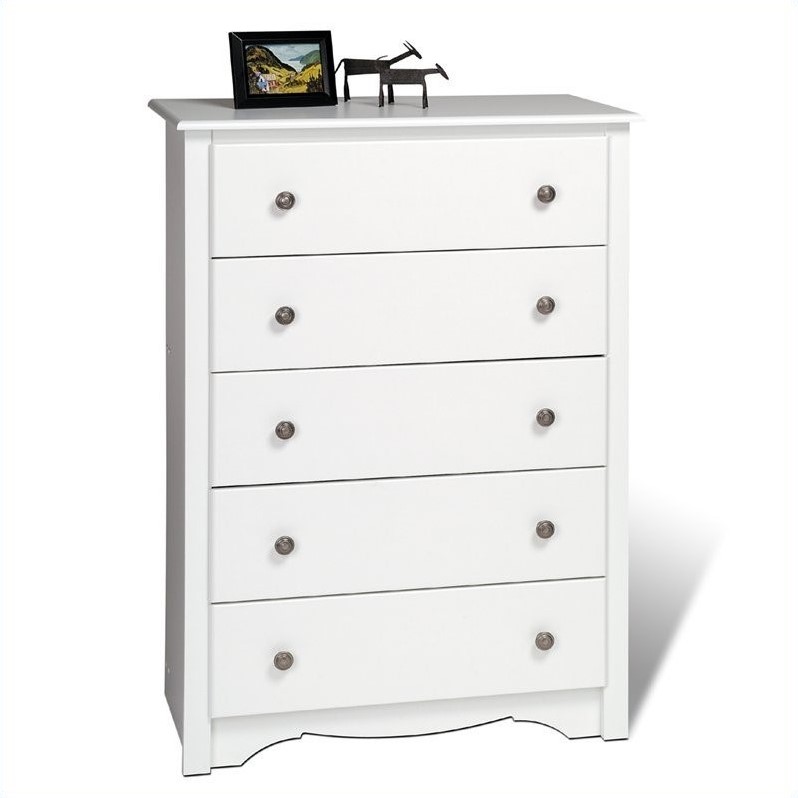 Prepac Monterey Queen 6 Piece Bedroom Set in White Cymax Business