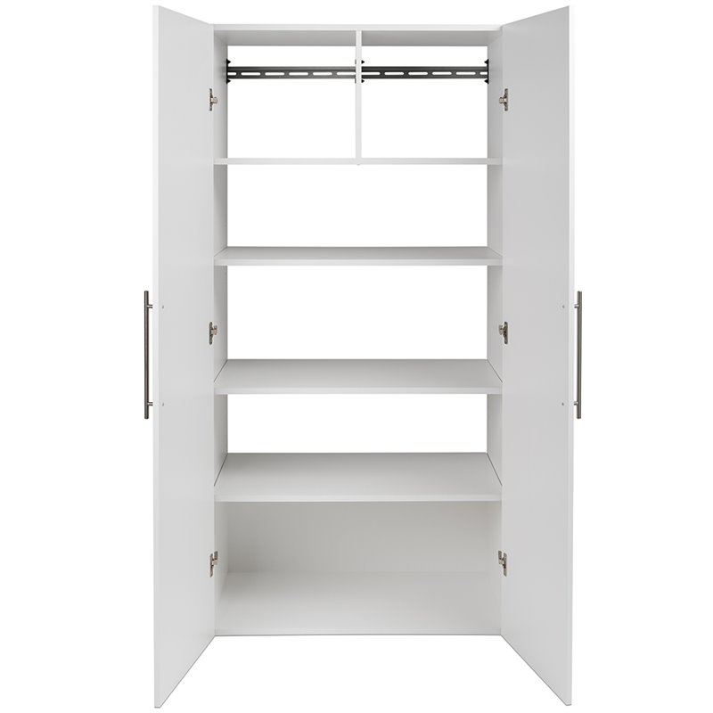 Prepac HangUps 36" Large Wall Mounted Garage in White