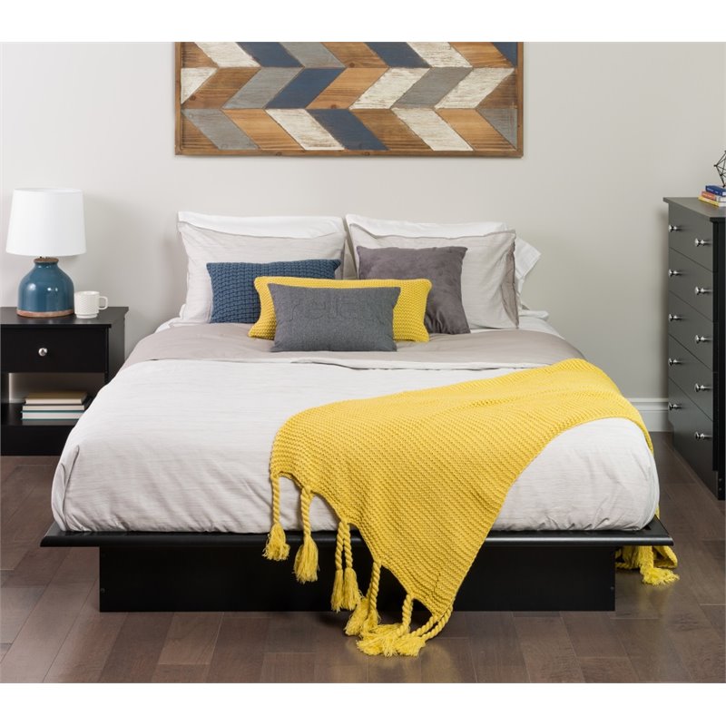 Black Full Platform Bed BBD5475K