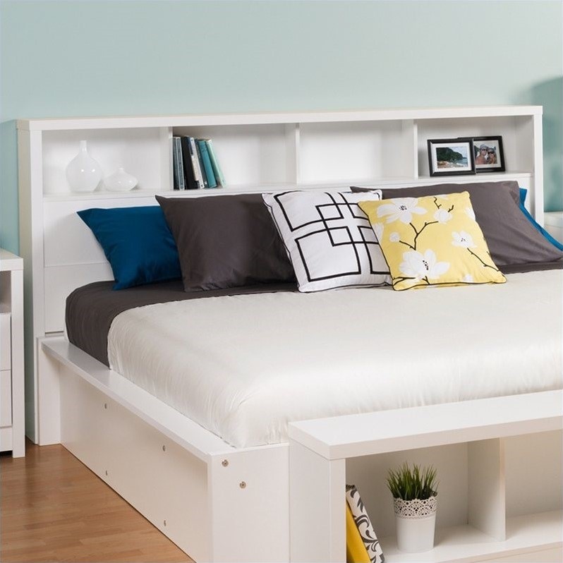 Prepac Calla Panel Headboard in White WHFX05001