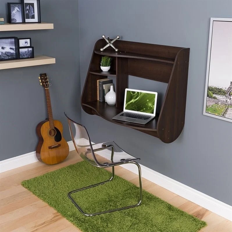 Floating Desk in Espresso EEHW09011