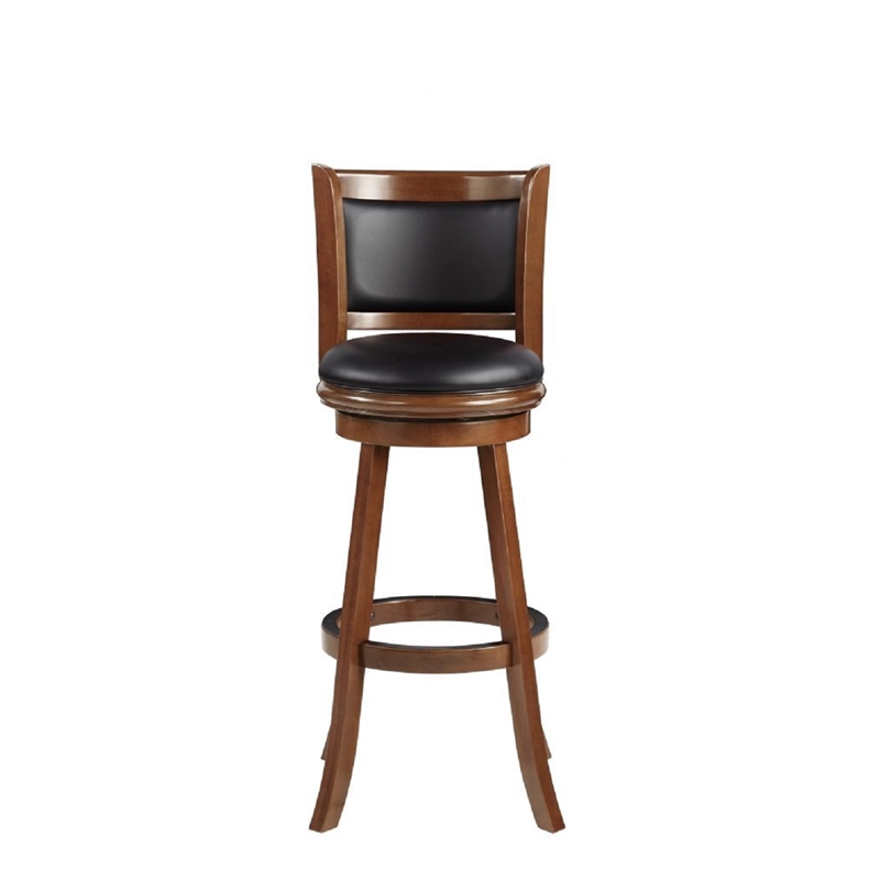 Boraam Augusta Extra Tall Swivel Bar Stool Cherry