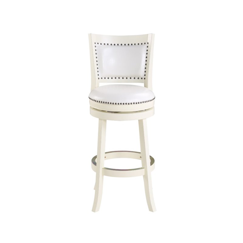 Boraam 29" Bristol Swivel White Bar stool | eBay (800 x 800 Pixel)