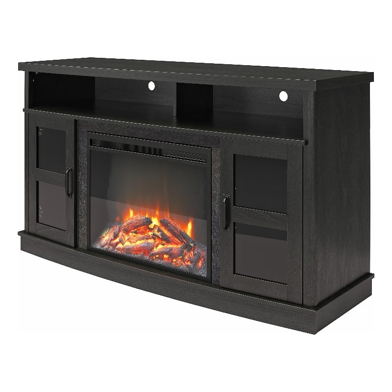 Ameriwood Home Barrow Creek Fireplace Console for TVs up to 60" in