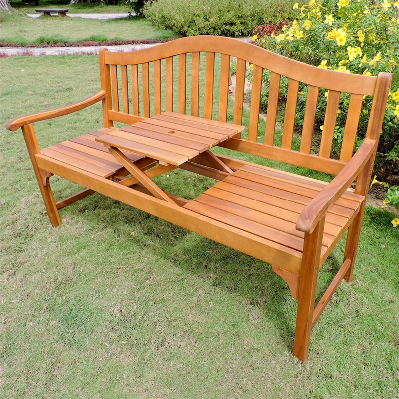 International Caravan Royal Fiji Adjustable Patio Bench Cymax Business