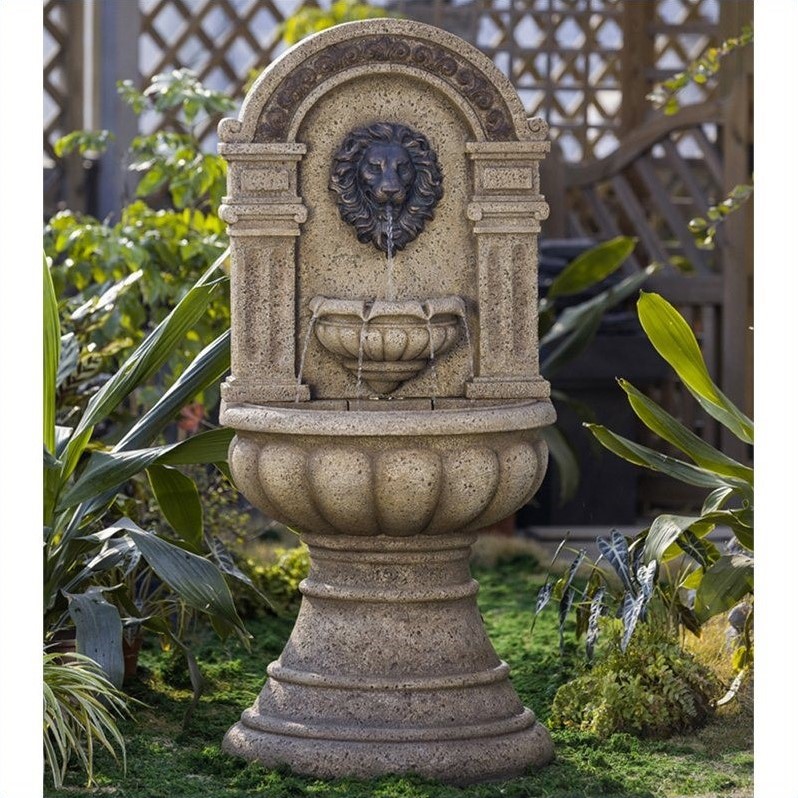 Jeco Classic Lion Head Wall Water Fountain FCL072