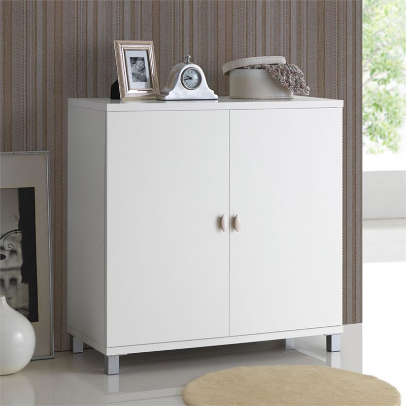 Baxton Studio Marcy Multipurpose Entryway Storage in White