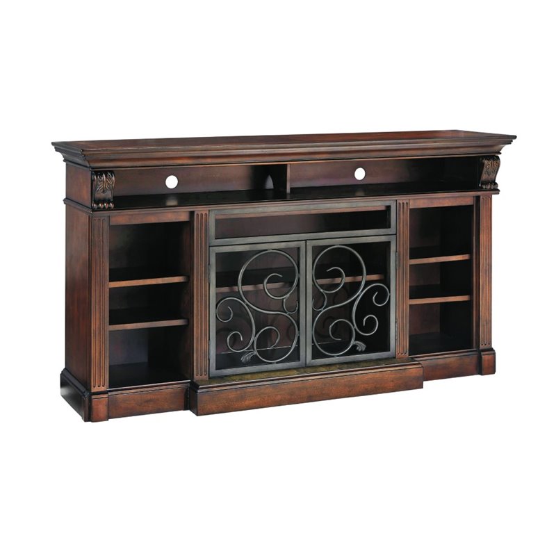 Ashley Alymere 72" TV Stand in Rustic Brown W66988