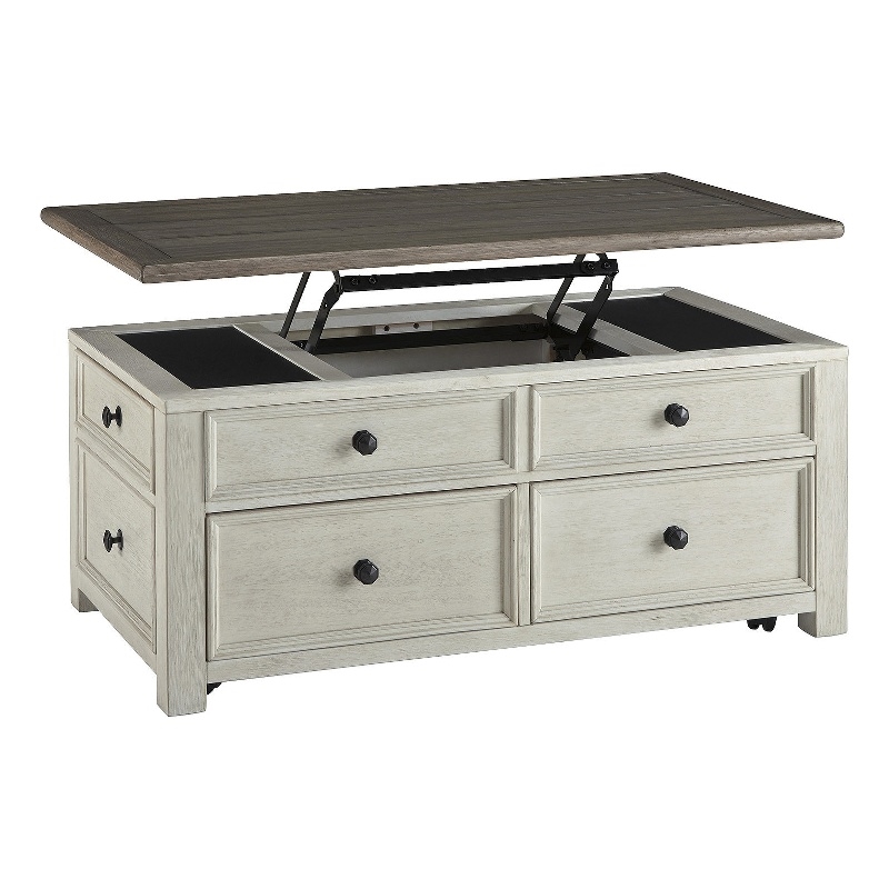 Ashley Furniture Bolanburg Engineered Wood LiftTop Cocktail Table in