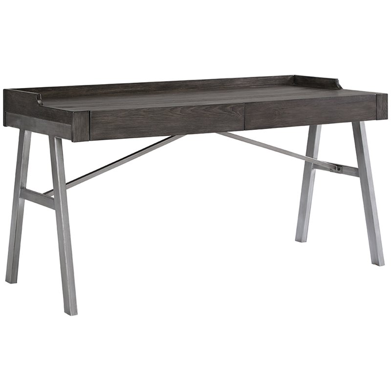 Ashley Furniture Raventown Writing Desk in Grayish Brown