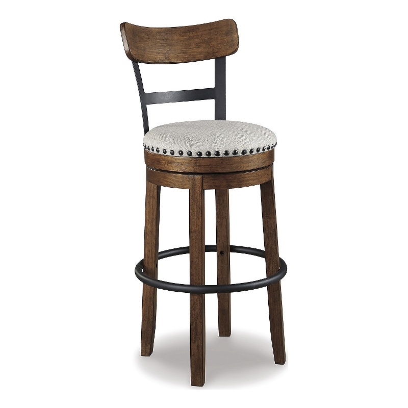 Ashley Furniture Valebeck 31" Swivel Bar Stool in Brown