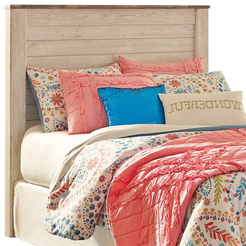 Ashley Furniture Willowton Adjustable Full Panel Headboard in White