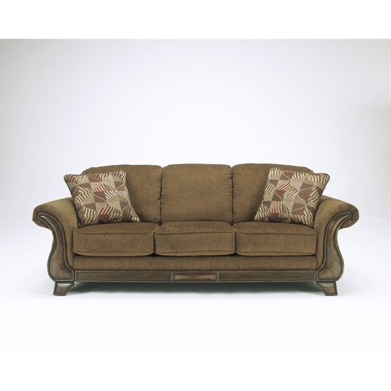 Signature Design by Ashley Furniture Montgomery Fabric Sofa in Mocha
