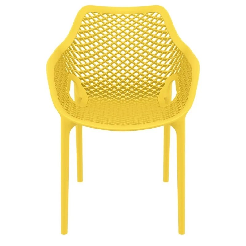 Compamia Air XL Patio Dining Arm Chair in Yellow