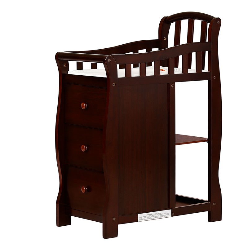Dream On Me Casco 4in1 Convertible Mini Crib and Changing Table in