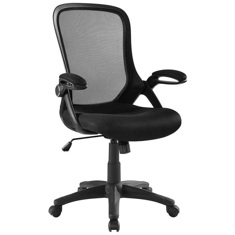 Modway Assert Mesh Ergonomic Swivel Office Chair in Black Cymax Business