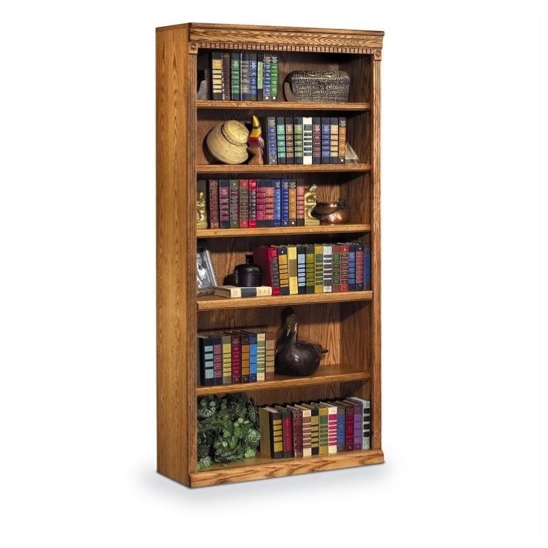 Martin Furniture Huntington Oxford 6 Shelf 72"H Wood Bookcase in