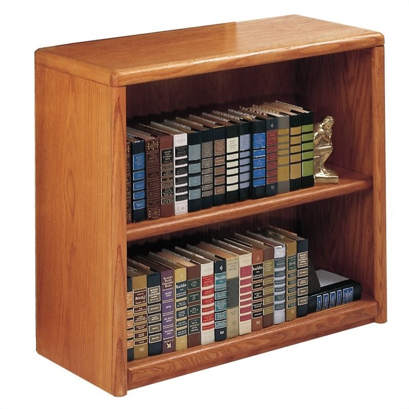 Corsica 5Shelf Quarter Round Corner Wood Bookcase in Mahogany VBQ5MAH