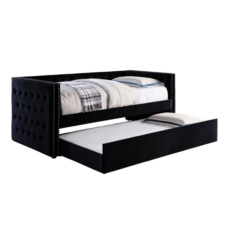 Black Daybed, Black Trundle Daybed, Black Daybeds