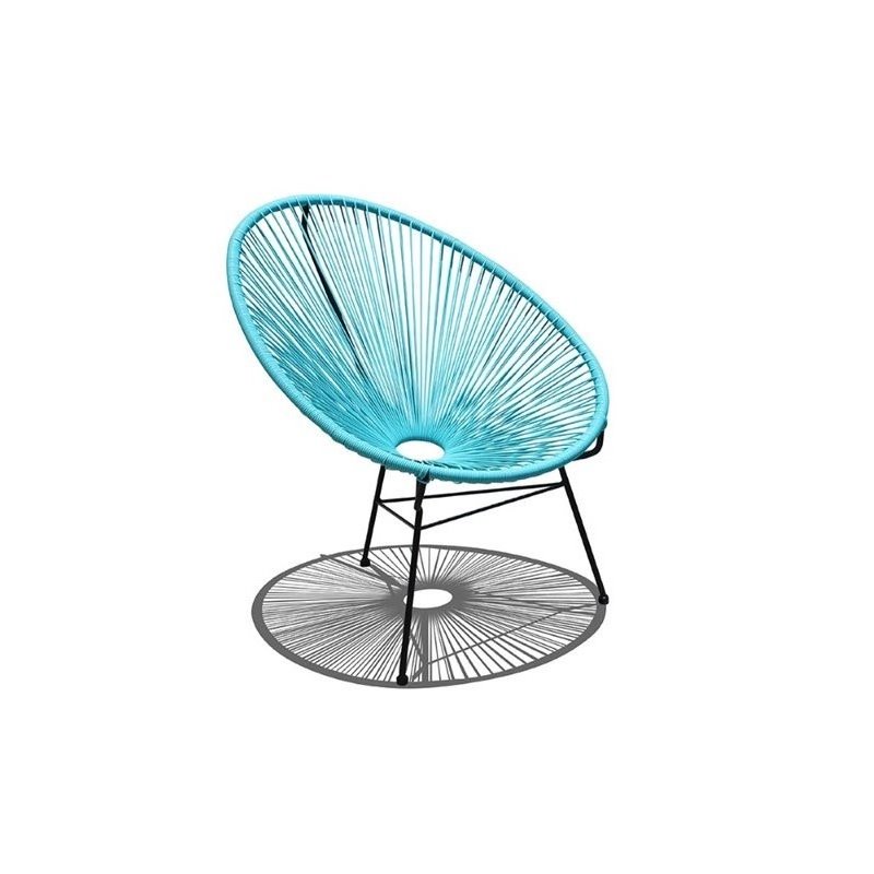 Pemberly Row Patio Chair in Glacier Blue PR1378311