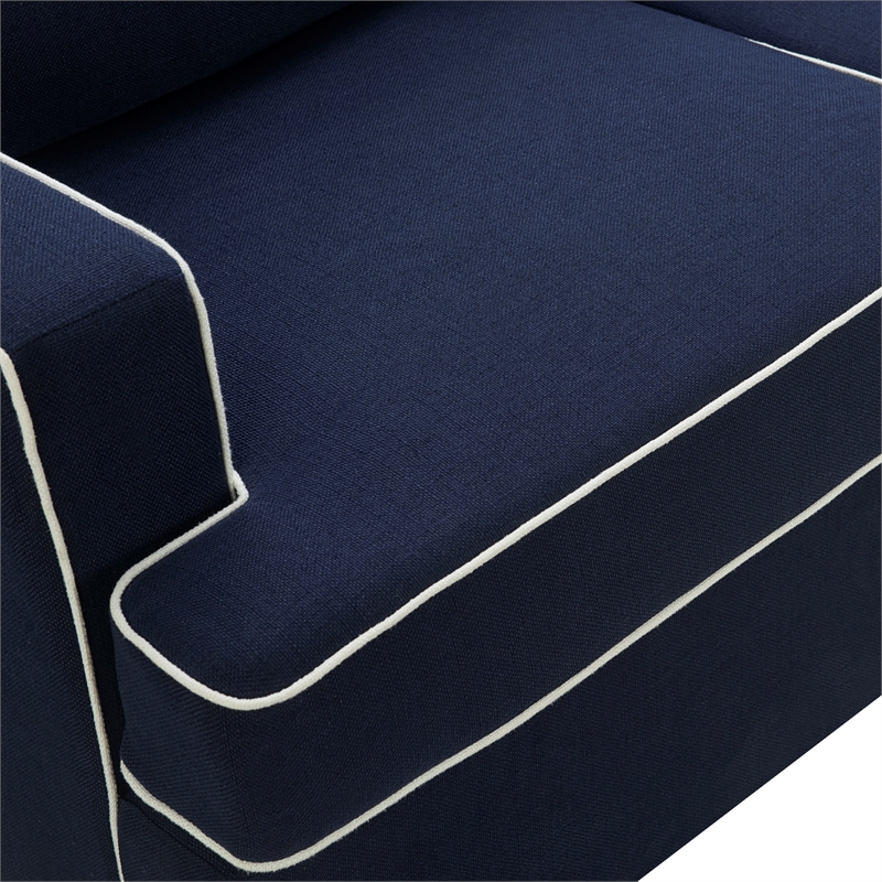 Tommy Hilfiger Cardiff Sofa American Navy with White Piping