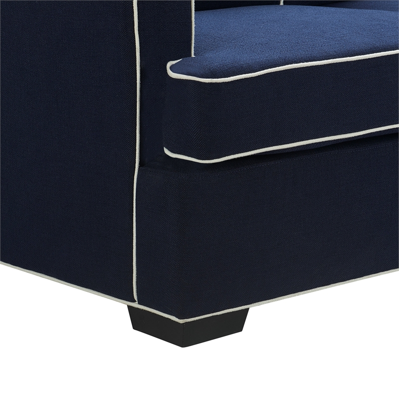 Tommy Hilfiger Cardiff Sofa American Navy with White Piping
