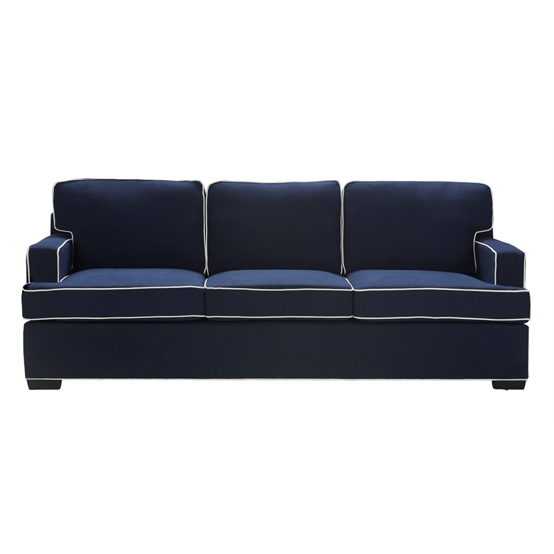 Tommy Hilfiger Cardiff Sofa American Navy with White Piping
