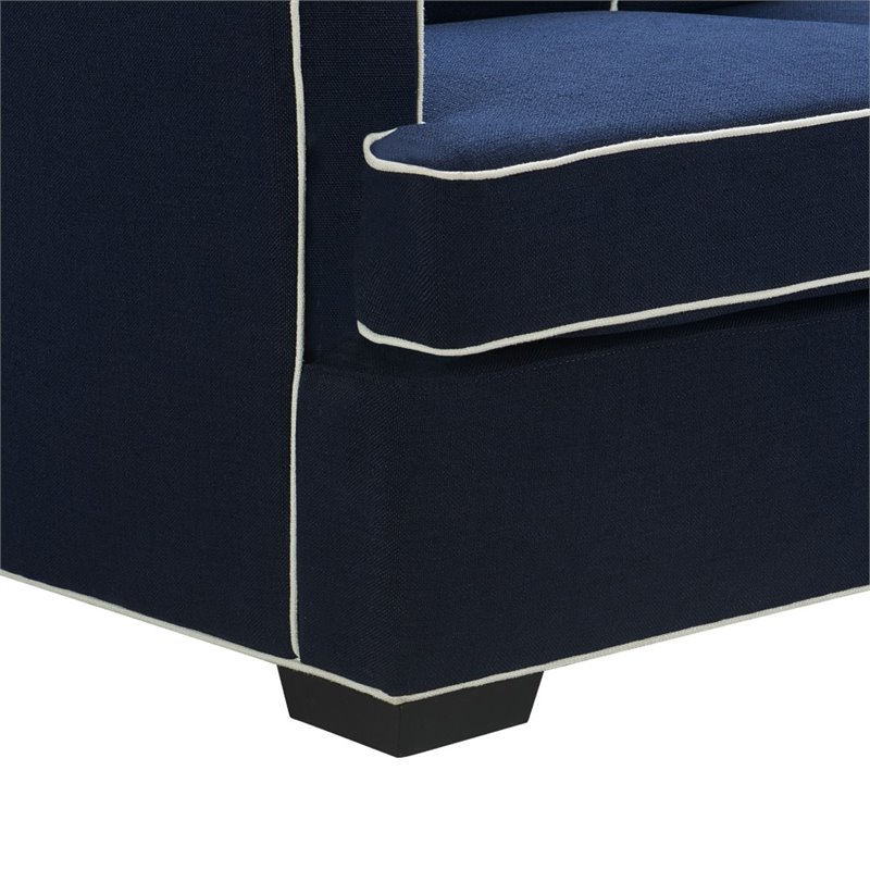 Tommy Hilfiger Cardiff Sofa American Navy with White Piping UPH20051A