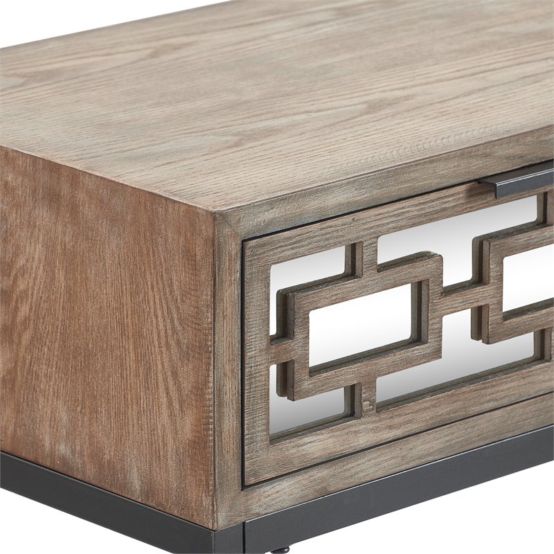 Tommy Hilfiger Hayworth Mirrored Console Table Ash Gray FUTB20068A