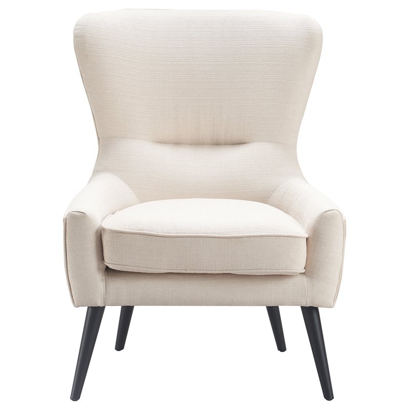 Tommy Hilfiger Auburn Wingback Chair Natural Ivory Cymax Business