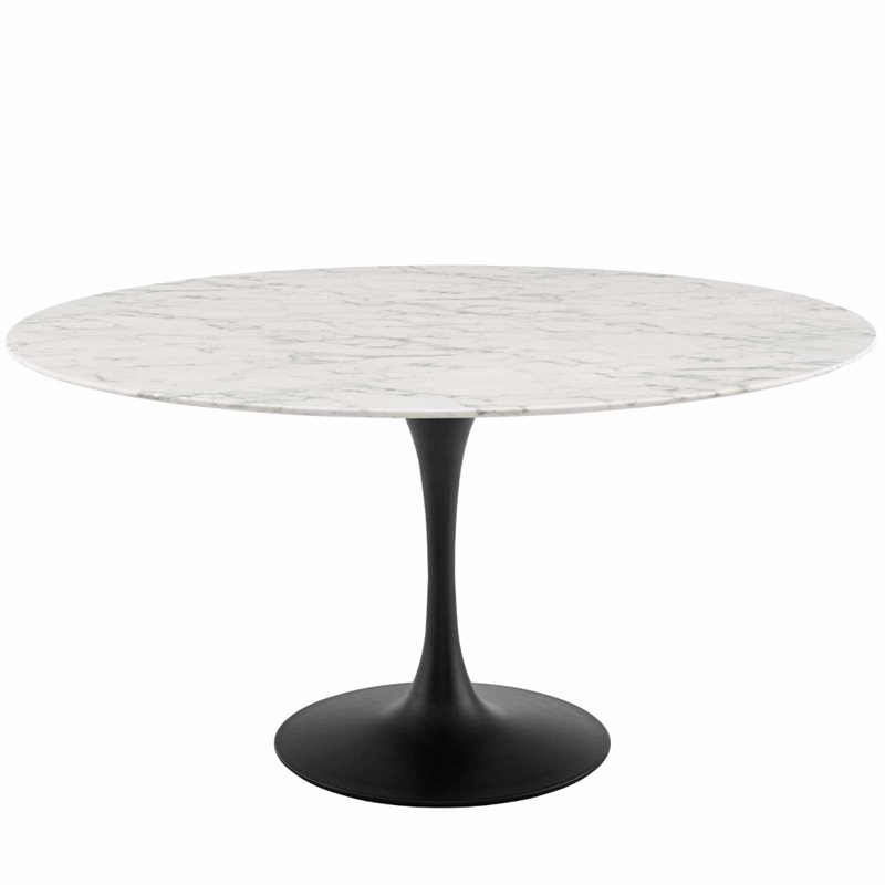 Hawthorne Collections 60 Round Artificial Marble Top Dining Table In White Hc 4864 1995455