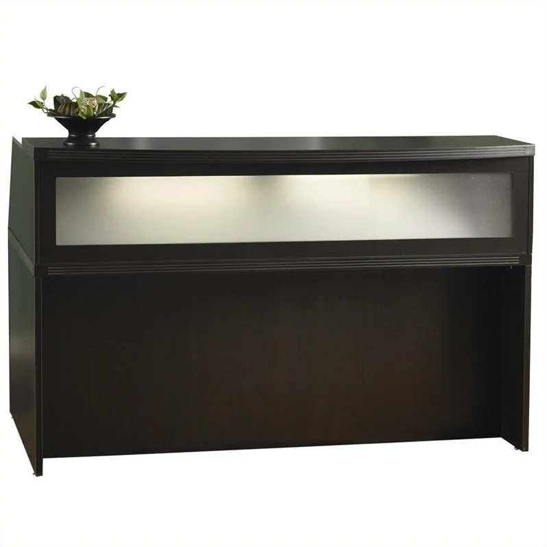 Mayline Aberdeen 72 Reception Desk Mayline Aberdeen 72" Reception Desk in Mocha ARDTCLDCARD7236LDCKIT