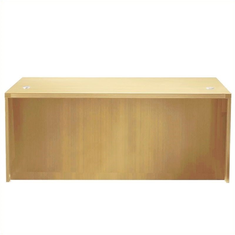 Mayline Aberdeen 72 Reception Desk Mayline Aberdeen 72 x 36 Reception Conference Desk in Maple ARD7236LMA