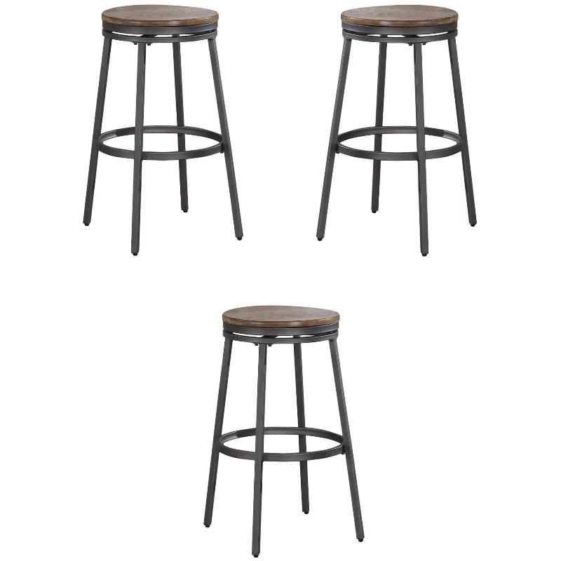 Counter Height (24 27) Oak Bar Stools