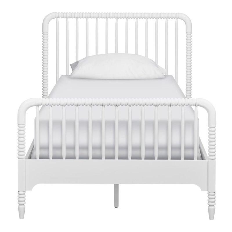 Little Seeds Rowan Valley Linden Twin Spindle Bed in White