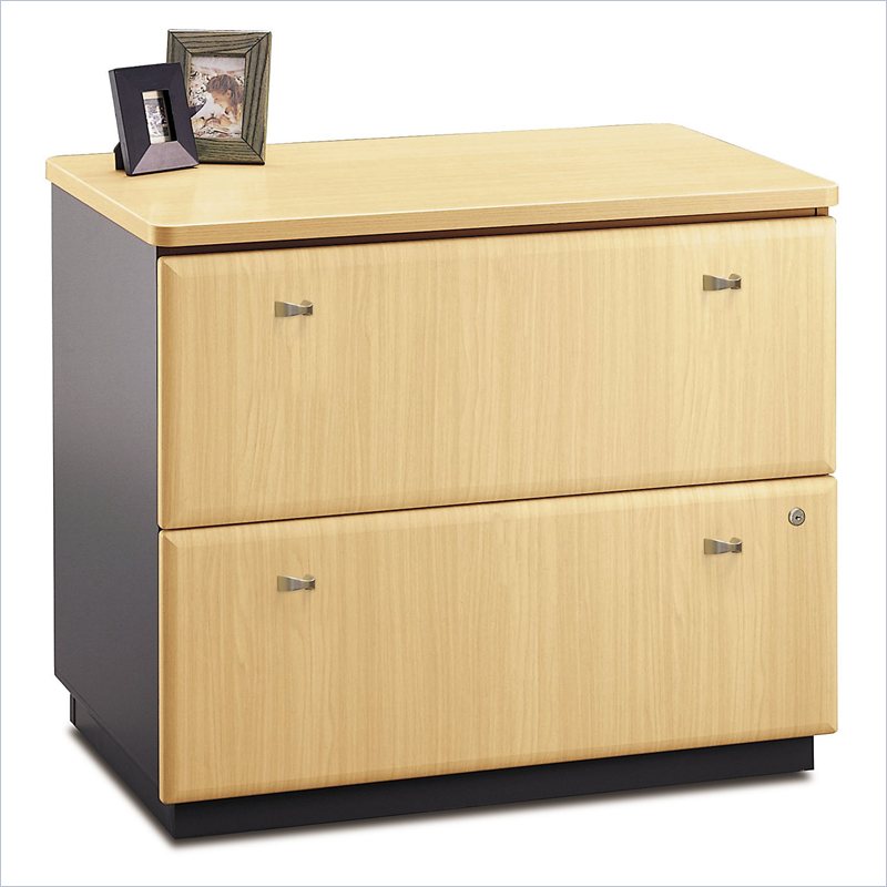 Bush BBF Series A 36W 2Dwr Lateral File in Beech WC14354P