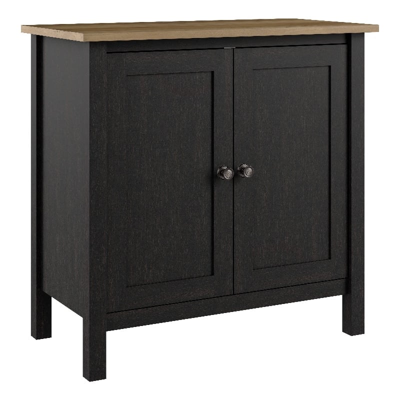 Mayfield Accent Storage with Doors in Vintage Black and