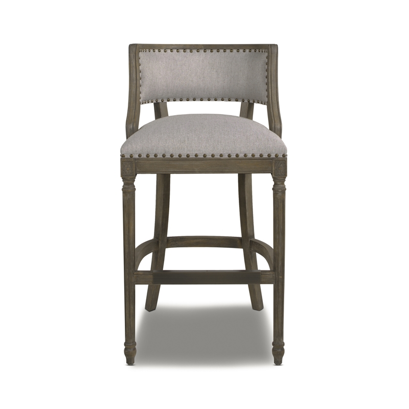 Jennifer Taylor Home Paris 30 inch Farmhouse Bar Stool w Backrest
