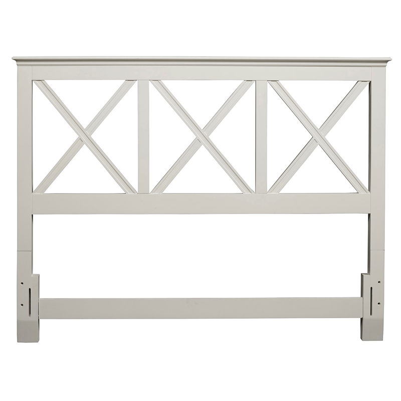 Alpine Furniture Potter California King Wood Headboard Only in White