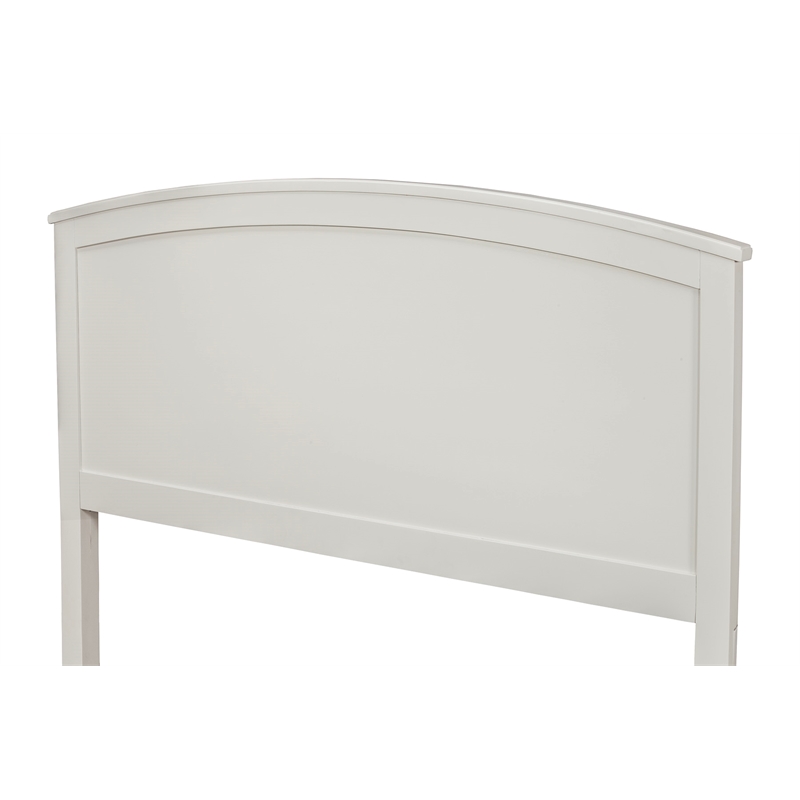 alpine furniture baker california king wood headboard only in white